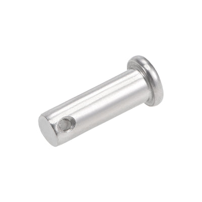 Harfington Single Hole Clevis Pins - Flat Head 304 Stainless Steel Link Hinge Pin