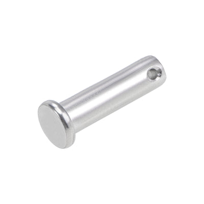 Harfington Single Hole Clevis Pins - Flat Head 304 Stainless Steel Link Hinge Pin 4Pcs