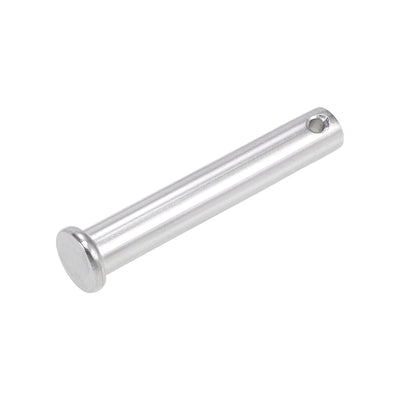 Harfington Single Hole Clevis Pins - Flat Head 304 Stainless Steel Link Hinge Pin 4Pcs