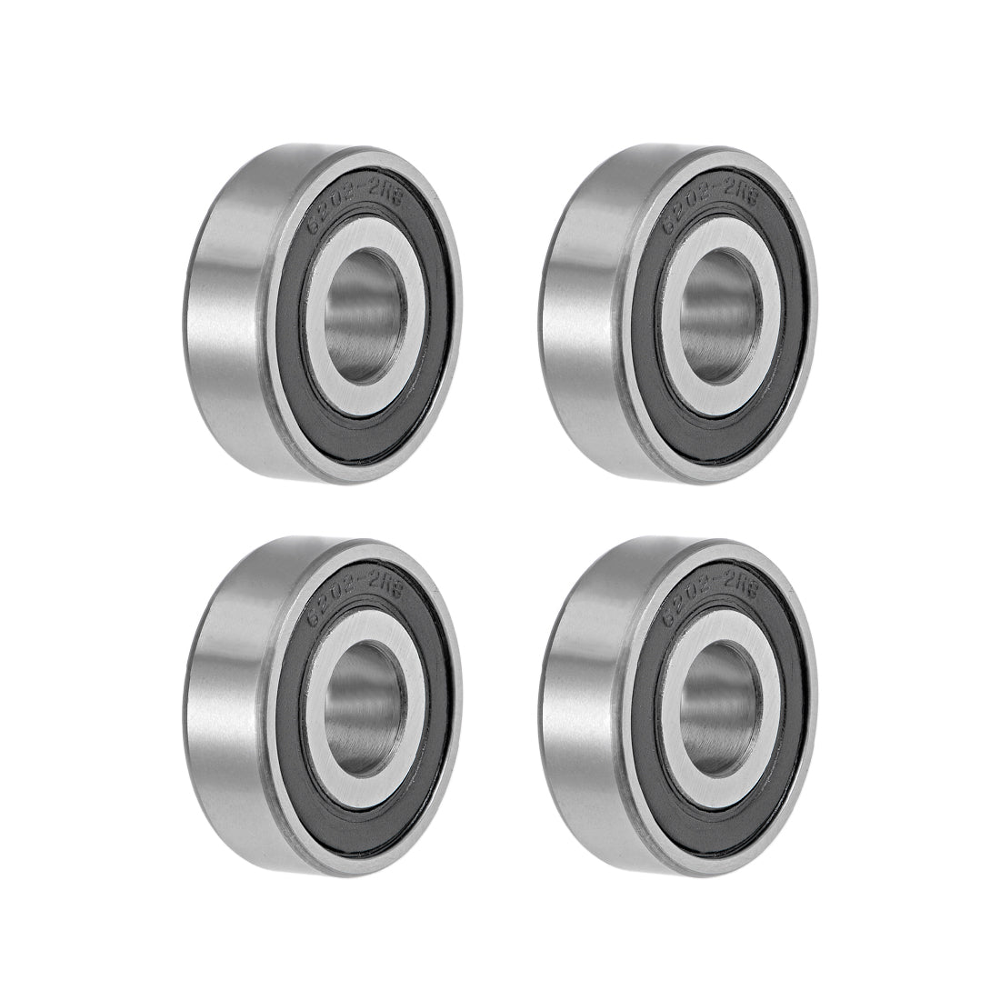 Harfington Deep Groove Ball Bearing Metric Double Seal Chrome Steel ABEC1 Z2