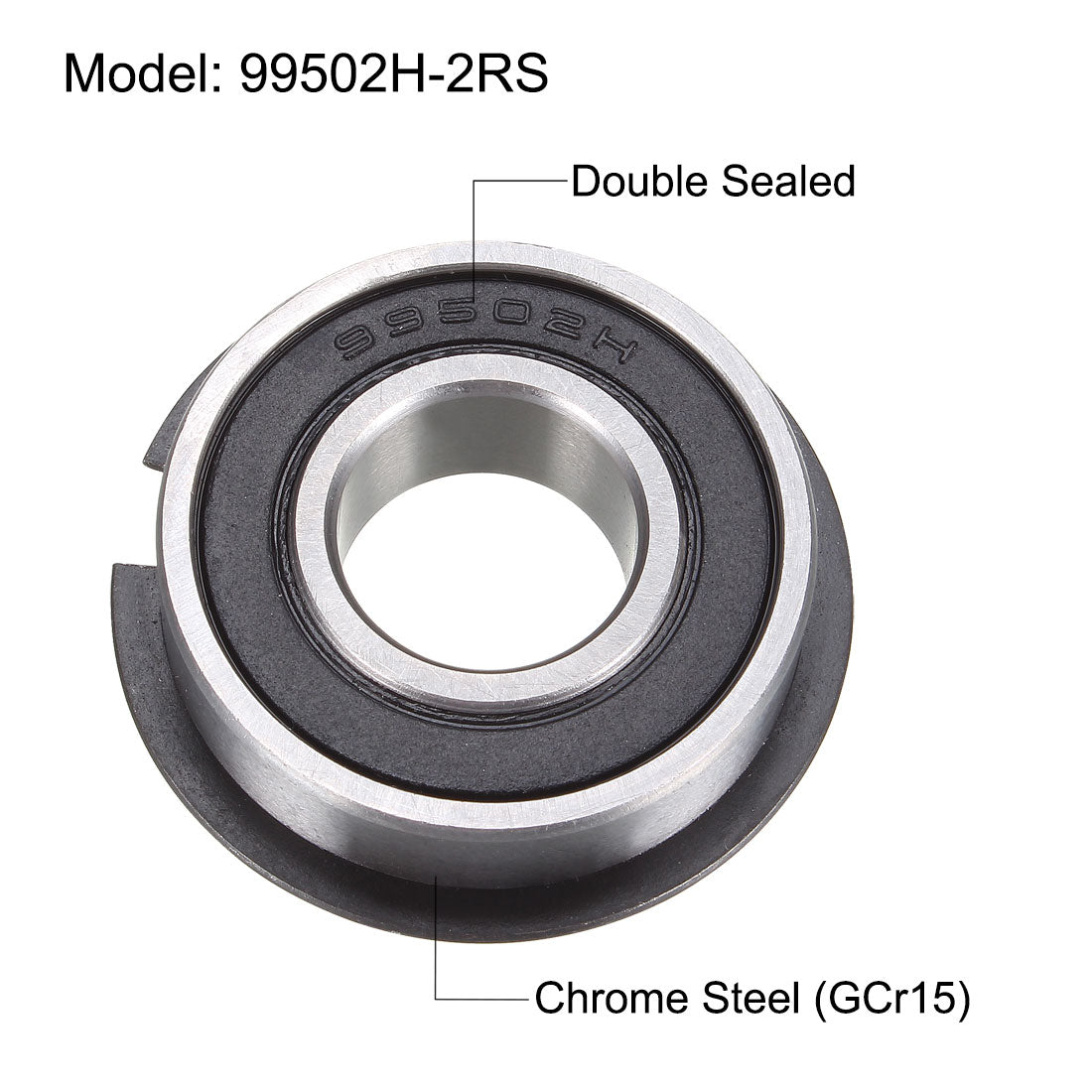 uxcell Uxcell Deep Groove Ball Bearings Inch Double Sealed Chrome Steel ABEC1 Z2