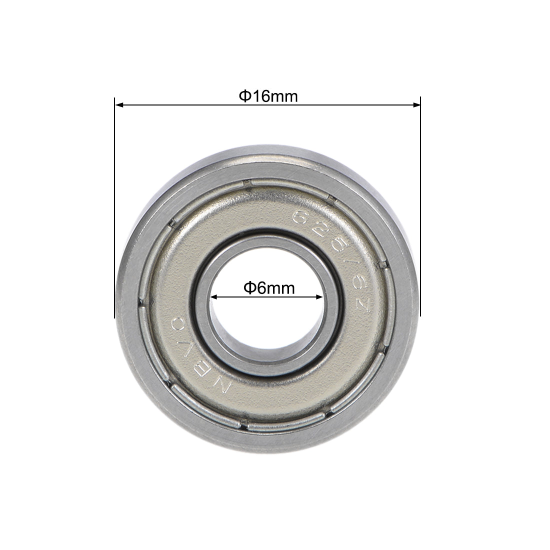 Harfington Deep Groove Ball Bearings Z2 Double Shield Chrome Steel