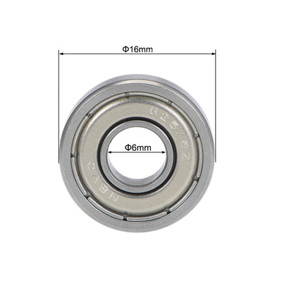 Harfington Deep Groove Ball Bearings Z2 Double Shield Chrome Steel