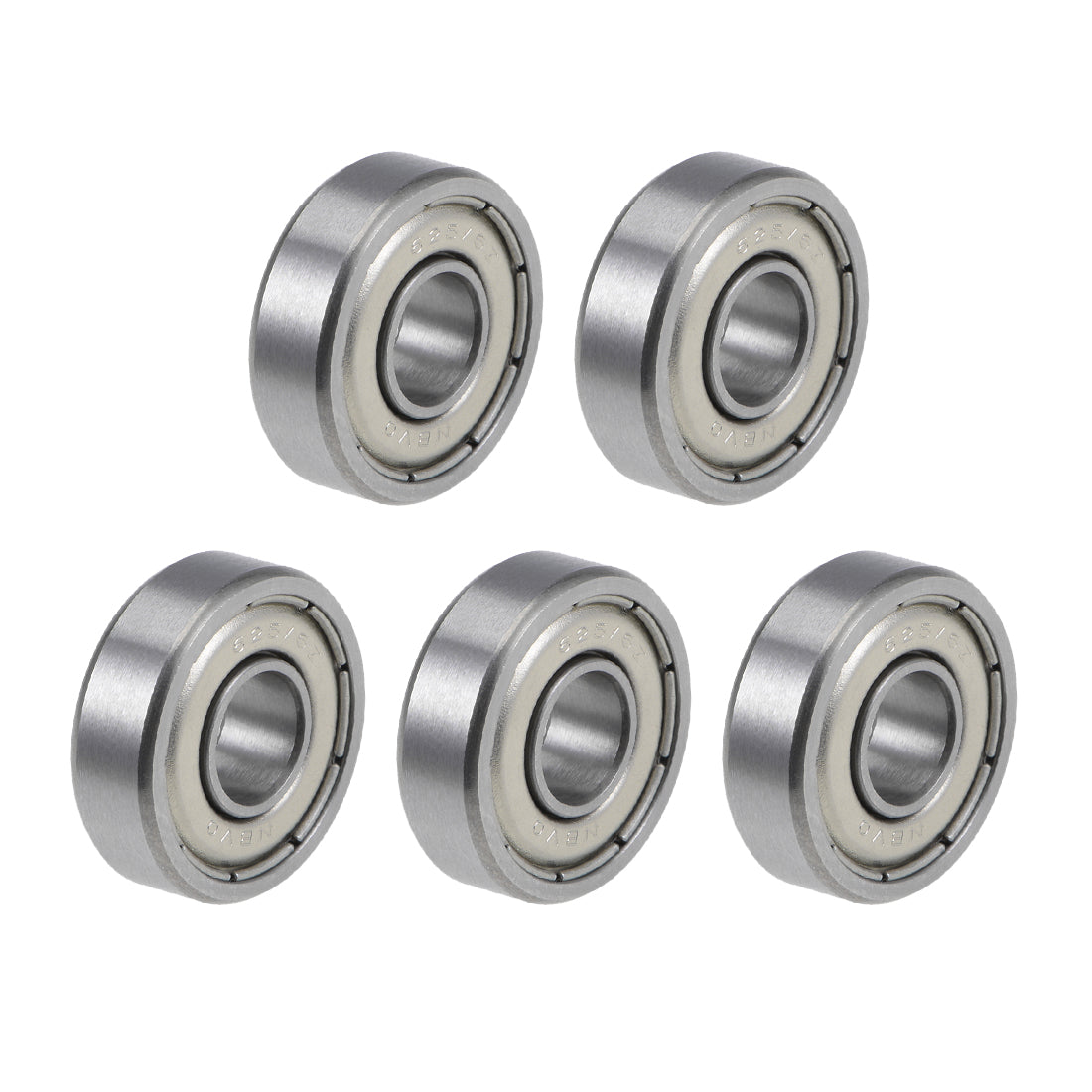 uxcell Uxcell Deep Groove Ball Bearings Metric Double Shielded Chrome Steel Roller Z2