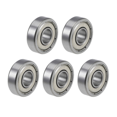 Harfington Uxcell Deep Groove Ball Bearings Metric Double Shielded Chrome Steel Roller Z2