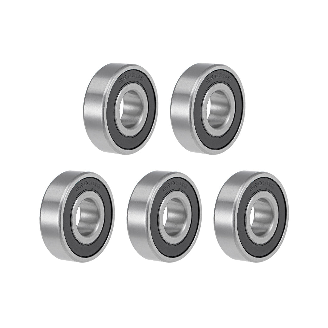 Harfington Deep Groove Ball Bearings Metric Double Sealed Chrome Steel Rollers Z2