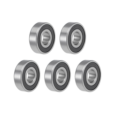 Harfington Deep Groove Ball Bearings Metric Double Sealed Chrome Steel Rollers Z2