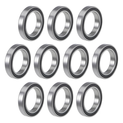 Harfington Deep Groove Ball Bearings Thin Section Double Sealed Chrome Steel ABEC1