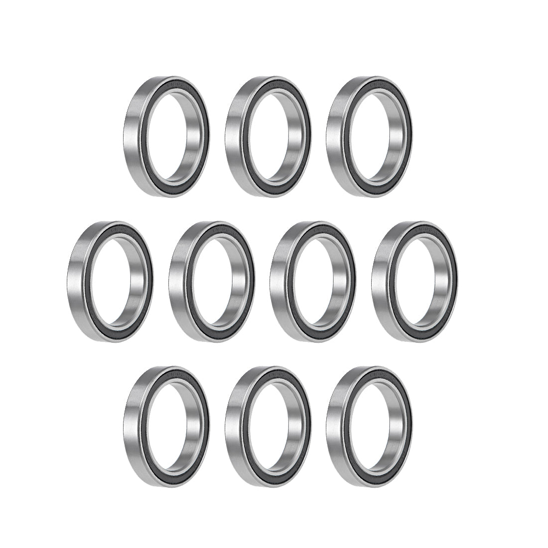 Harfington Deep Groove Ball Bearings Thin Section Double Sealed Chrome Steel ABEC1