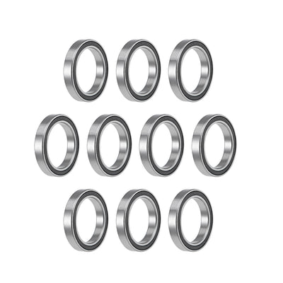 Harfington Deep Groove Ball Bearings Thin Section Double Sealed Chrome Steel ABEC1