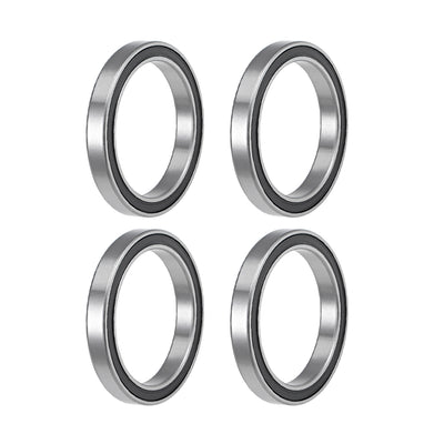 Harfington Deep Groove Ball Bearings Thin Section Double Seal Chrome Steel ABEC1