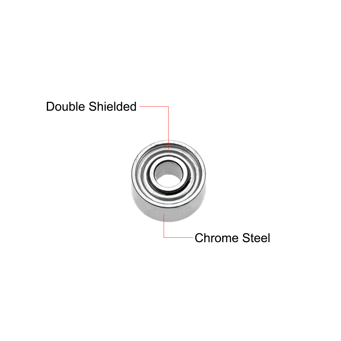 Harfington Deep Groove Ball Bearings Z2 Double Shield Chrome Steel