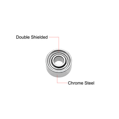 Harfington Deep Groove Ball Bearings Z2 Double Shield Chrome Steel
