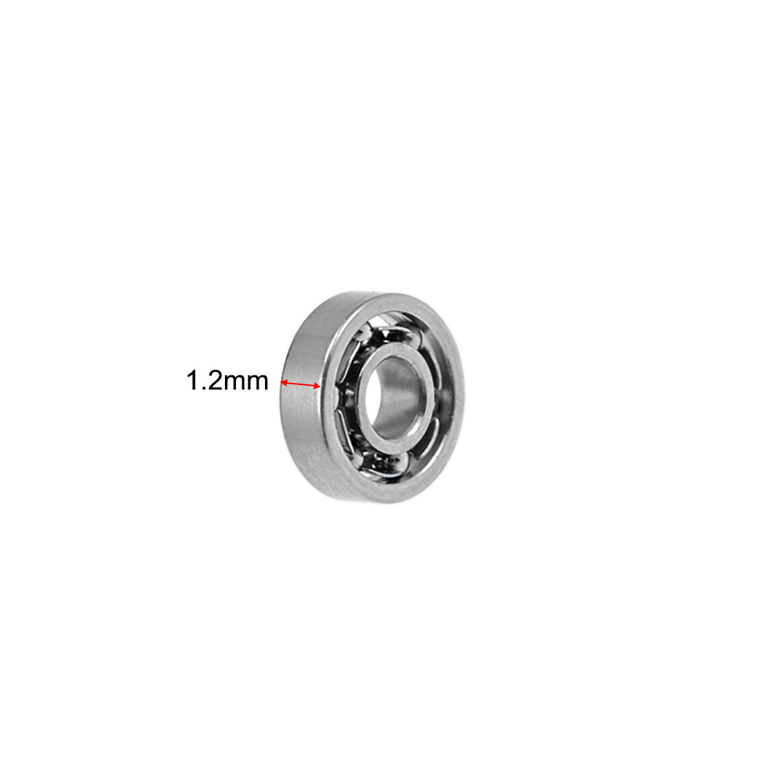 Harfington Miniature Deep Groove Ball Bearings Open Type Chrome Steel Bearing