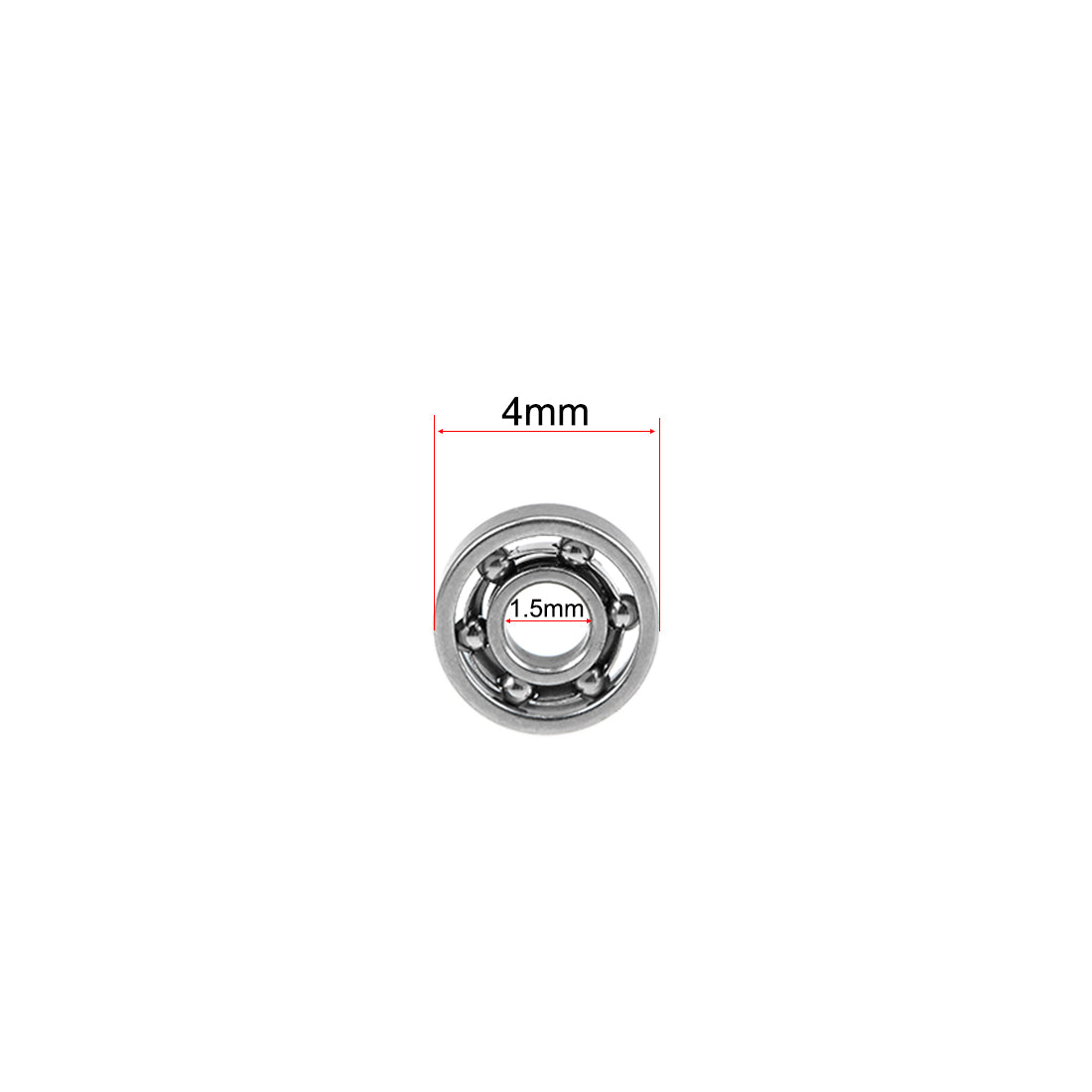Harfington Miniature Deep Groove Ball Bearings Open Type Chrome Steel Bearing