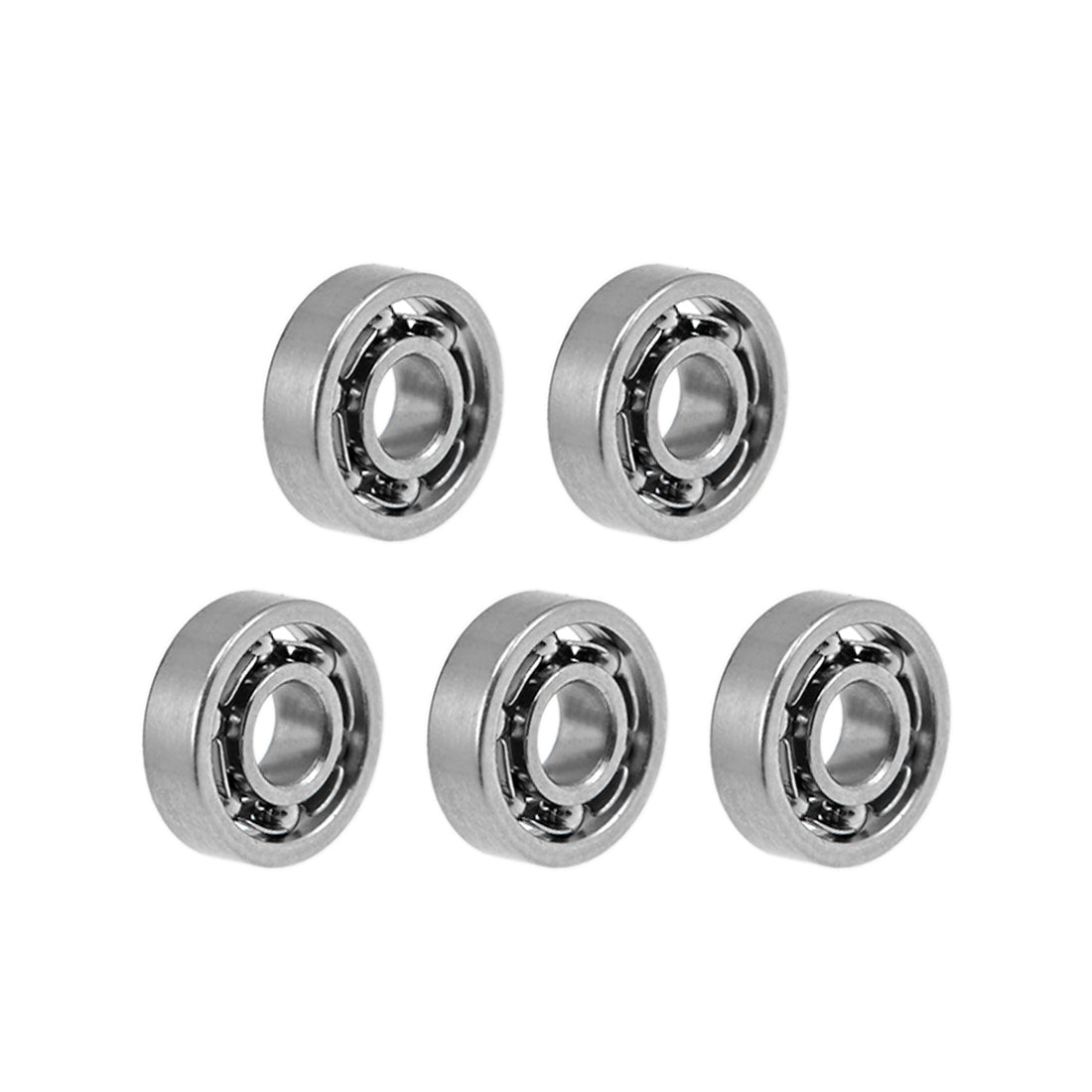 Harfington Miniature Deep Groove Ball Bearings Open Type Chrome Steel