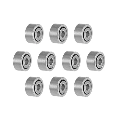 Harfington Miniature Deep Groove Ball Bearings Open Type Chrome Steel Bearing