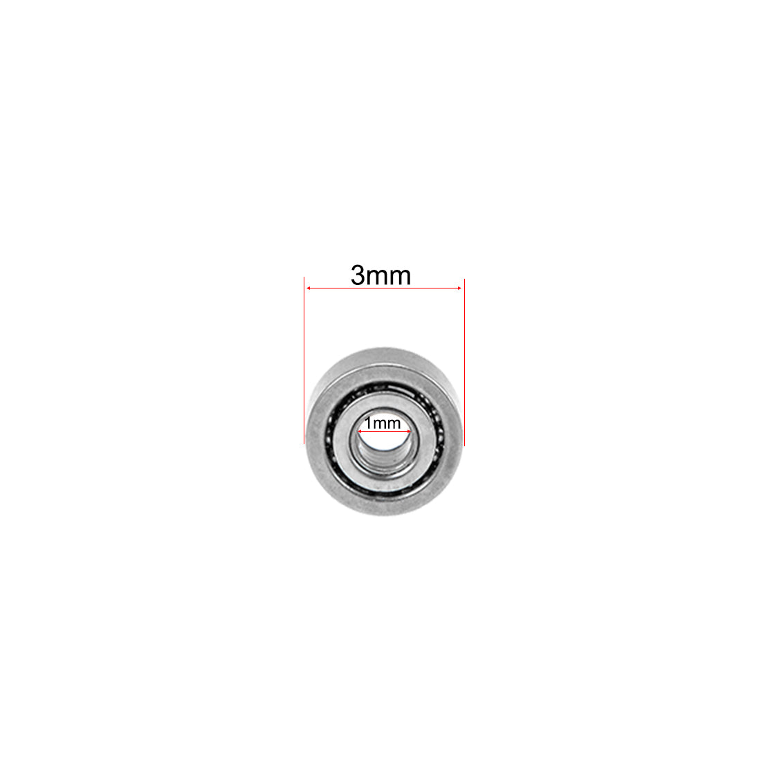 Harfington Miniature Deep Groove Ball Bearings Open Type Chrome Steel
