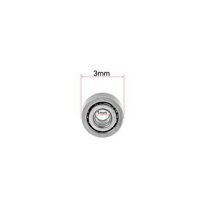 Harfington Miniature Deep Groove Ball Bearings Open Type Chrome Steel