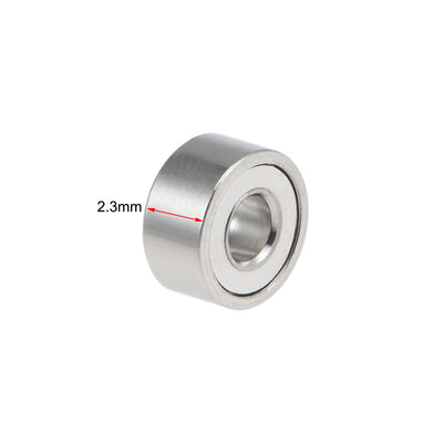 Harfington Uxcell Deep Groove Ball Bearings Metric Double Shielded Chrome Steel Roller Z2
