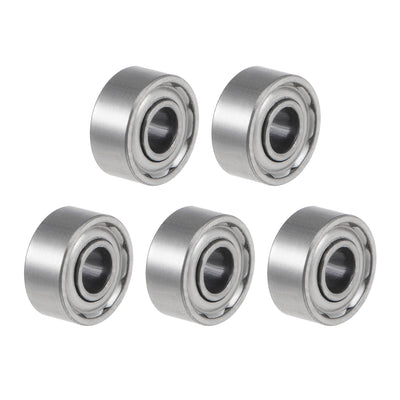 Harfington Uxcell Deep Groove Ball Bearings Metric Double Shielded Chrome Steel Roller Z2