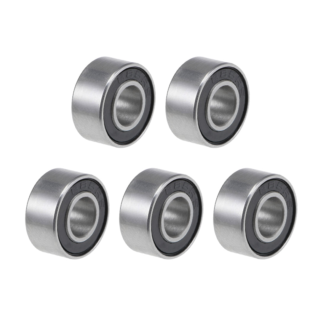 Harfington Deep Groove Ball Bearings Metric Double Sealed Chrome Steel Rollers Z2
