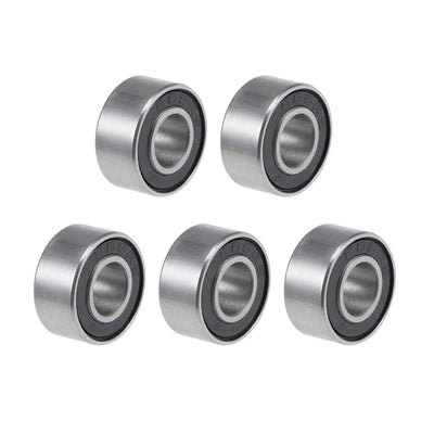 Harfington Deep Groove Ball Bearings Metric Double Sealed Chrome Steel Rollers Z2