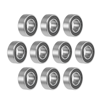 Harfington Deep Groove Ball Bearing Metric Double Shielded Chrome Steel ABEC1 Z2