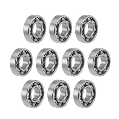 Harfington Miniature Deep Groove Ball Bearings Open Type Chrome Steel Bearing