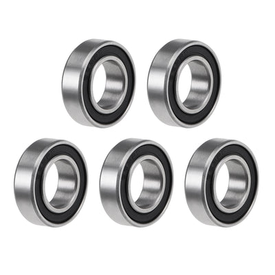 Harfington Deep Groove Ball Bearings Metric Double Sealed Chrome Steel Rollers Z2