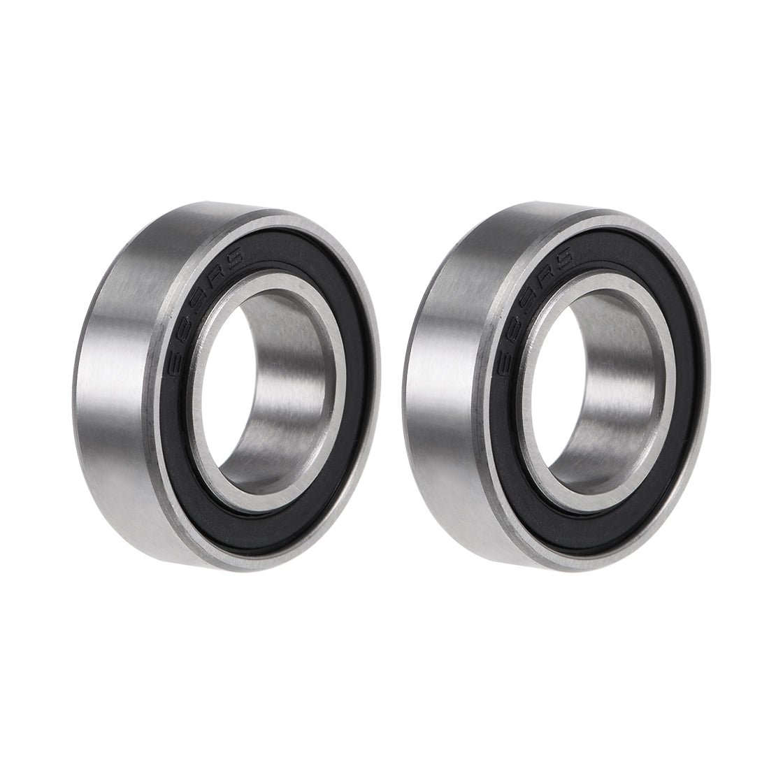 uxcell Uxcell Deep Groove Ball Bearings Z2 Double Sealed Chrome Steel Roller