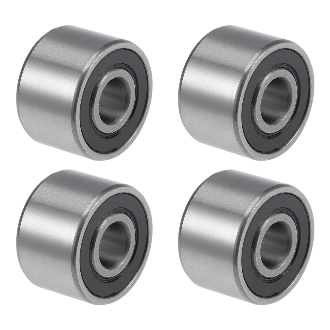 Harfington Deep Groove Ball Bearing Metric Double Seal Chrome Steel ABEC1 Z2