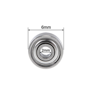 Harfington Uxcell Deep Groove Ball Bearings Metric Double Shielded Chrome Steel Roller Z2