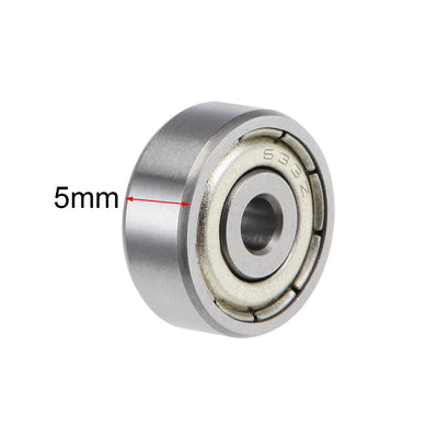 Harfington Deep Groove Ball Bearings Z2 Double Shield Chrome Steel