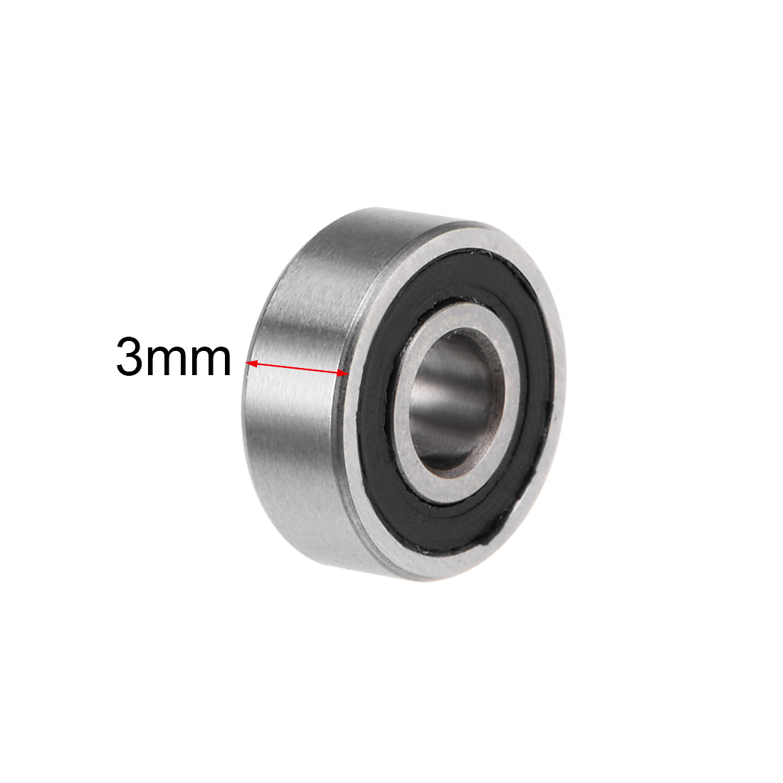 Harfington Deep Groove Ball Bearing Metric Double Shield Chrome Steel P0 Z2