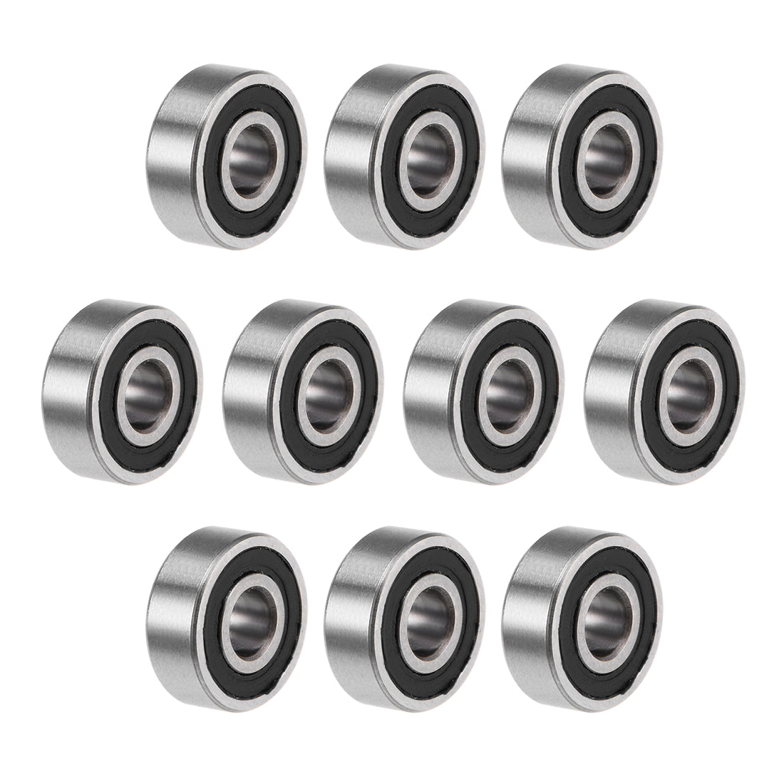 Harfington Deep Groove Ball Bearing Metric Double Shield Chrome Steel P0 Z2