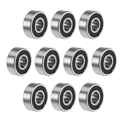 Harfington Deep Groove Ball Bearing Metric Double Shield Chrome Steel P0 Z2