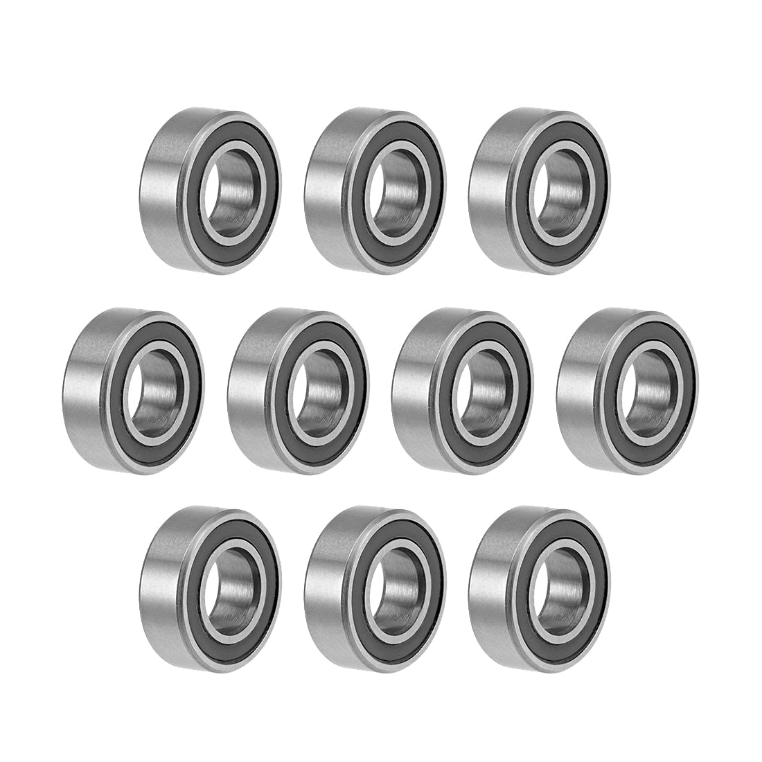 Harfington Deep Groove Ball Bearing Metric Double Shield Chrome Steel P0 Z2