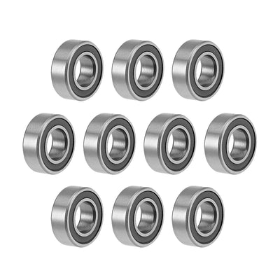 Harfington Deep Groove Ball Bearing Metric Double Shield Chrome Steel P0 Z2