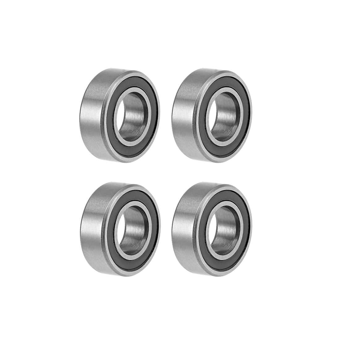 Harfington Deep Groove Ball Bearings Metric Double Sealed Chrome Steel P0 Z2