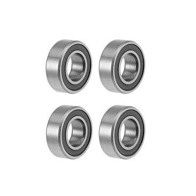 Harfington Deep Groove Ball Bearings Metric Double Sealed Chrome Steel P0 Z2