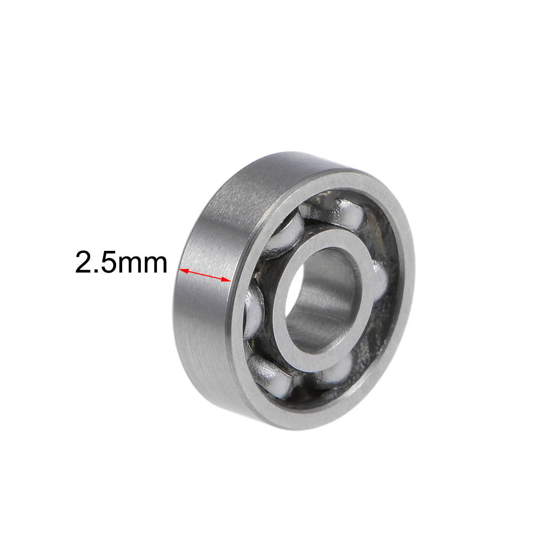 Harfington Deep Groove Ball Bearings Metric Open Type Chrome Steel ABEC1 Z2