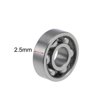 Harfington Deep Groove Ball Bearings Metric Open Type Chrome Steel ABEC1 Z2