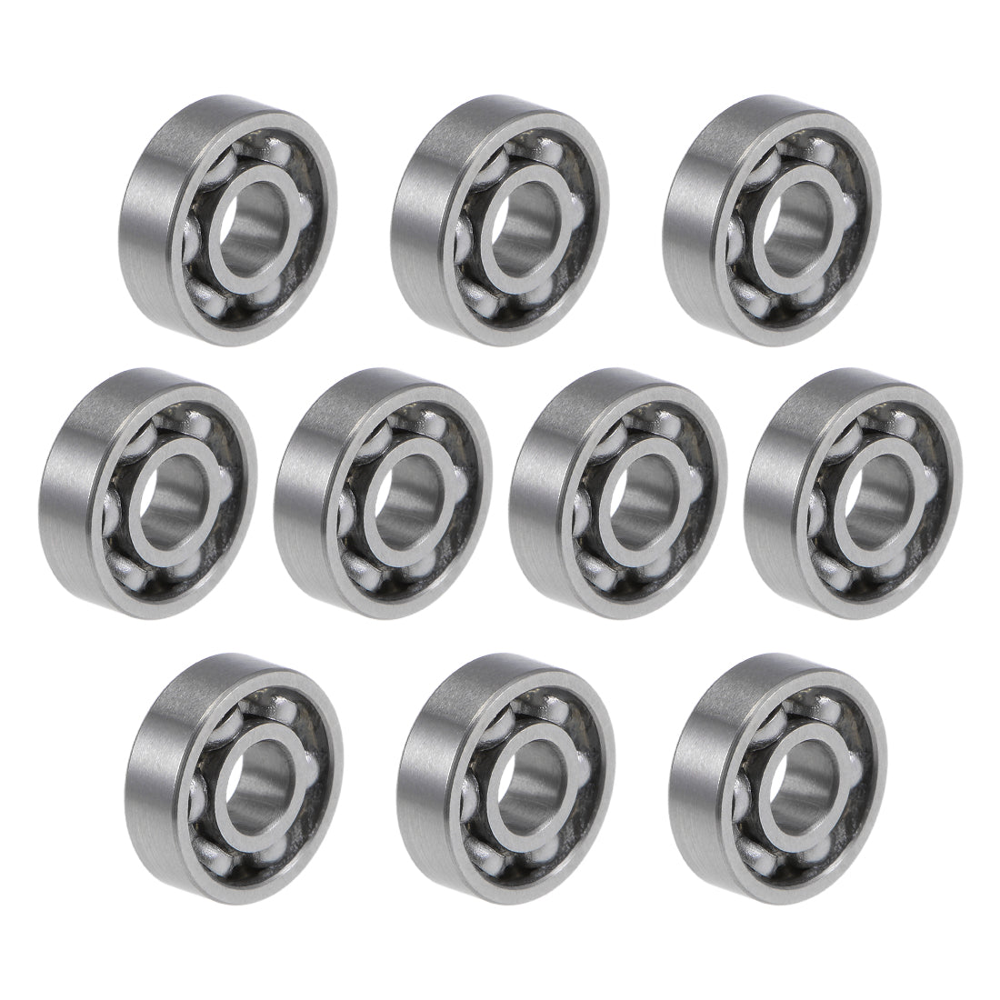Harfington Deep Groove Ball Bearings Metric Open Type Chrome Steel ABEC1 Z2