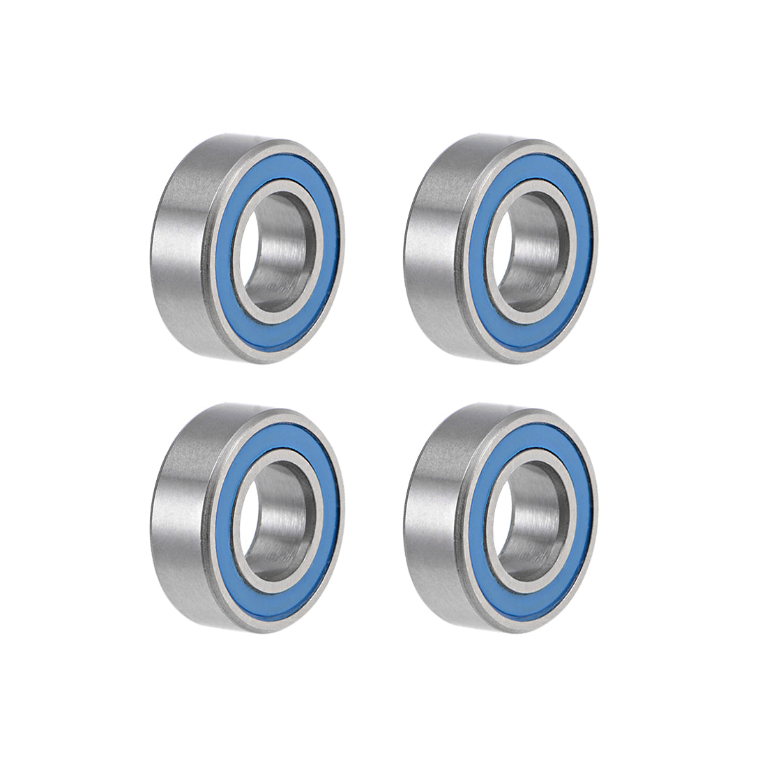 Harfington Deep Groove Ball Bearings Metric Double Sealed Chrome Steel Blue P0 Z2