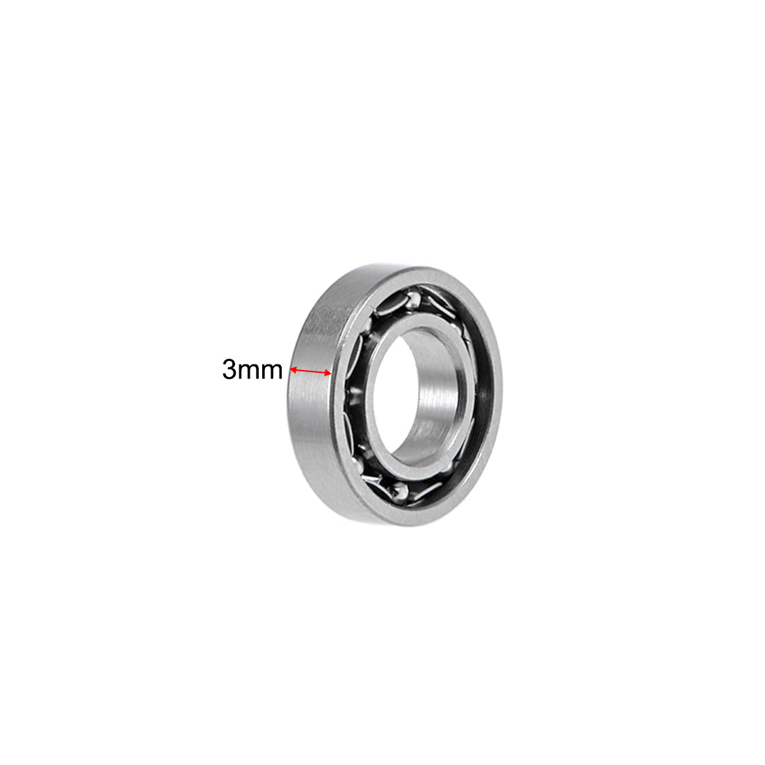 Harfington Deep Groove Ball Bearings Metric Open Type Chrome Steel P0 Z2