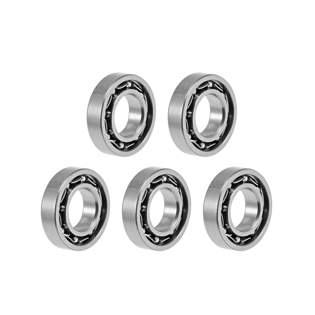 Harfington Deep Groove Ball Bearings Metric Open Type Chrome Steel P0 Z2