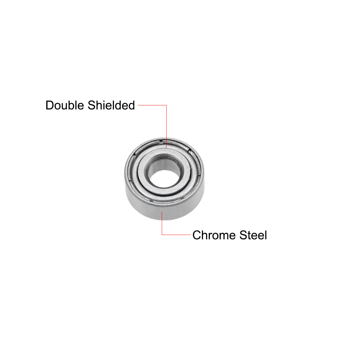 Harfington MR104ZZ Ball Bearings Z2 4x10x4mm Double Shielded Chrome Steel 20pcs