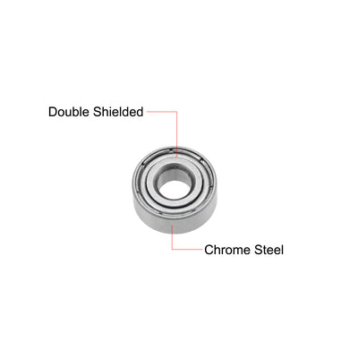 Harfington MR104ZZ Ball Bearings Z2 4x10x4mm Double Shielded Chrome Steel 20pcs