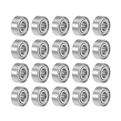 Harfington MR104ZZ Ball Bearings Z2 4x10x4mm Double Shielded Chrome Steel 20pcs